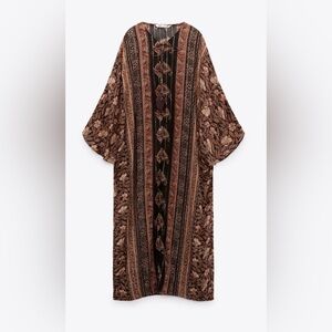 Zara Multicolor Floral Kaftan